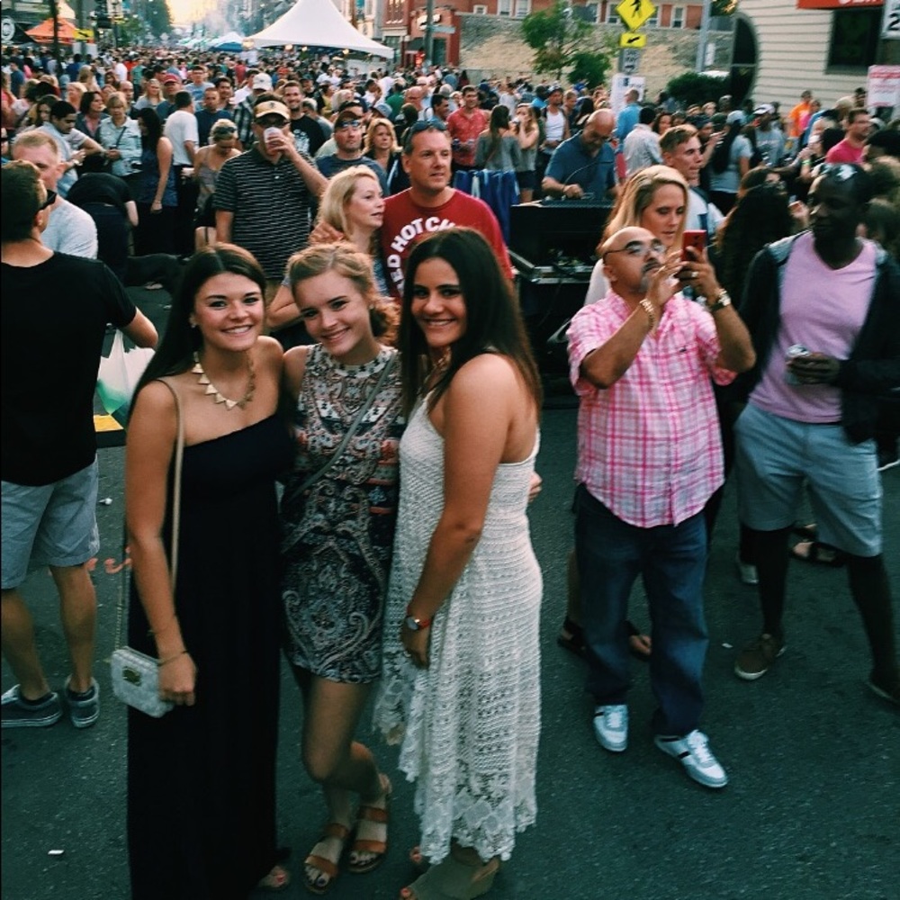 H&M Crochet Lace High Low Dress - Cream